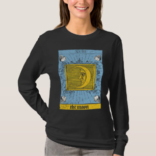 Occult Baphomet Tarot Card The Moon Devil Gothic V T-Shirt