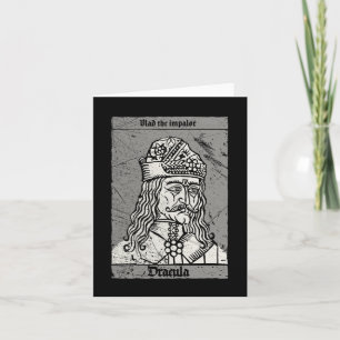 Occult Dracula - Vlad The Impaler Horror Vampire  Card