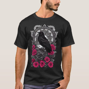 Occult Emo Raven Witchy Goth Aesthetic Grunge Dark T-Shirt