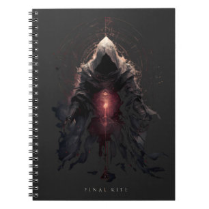 Occult Figure Dark Art Notebook