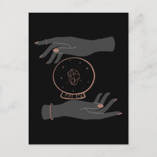 Occult Fortune Teller Wicca Goth Witchcraft Postcard
