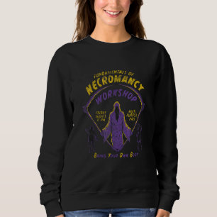Occult Goth Necromancy Workshop Satan Grunge Witch Sweatshirt