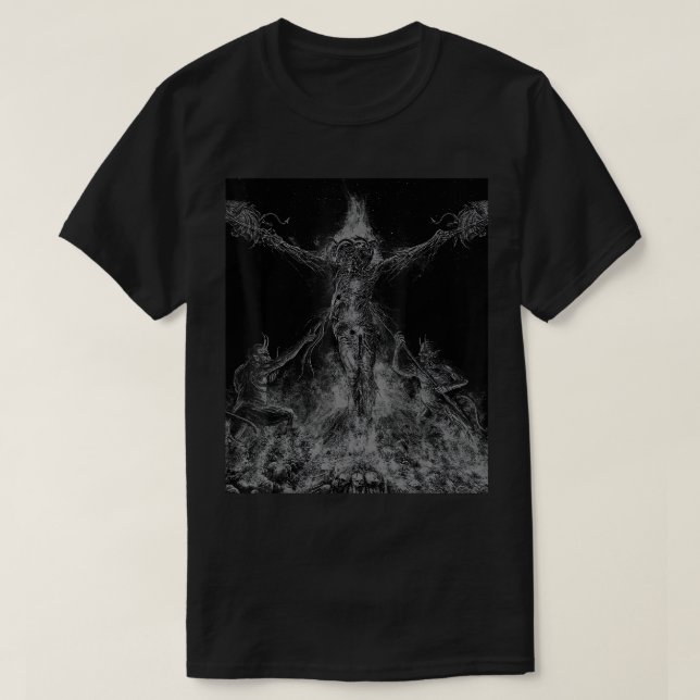 Occult Gothic Dark Satanic Unholy Witchcraft Grung T-Shirt (Design Front)