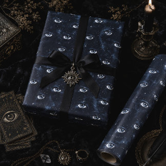 Occult Gothic Mystery Eyes Wrapping Paper