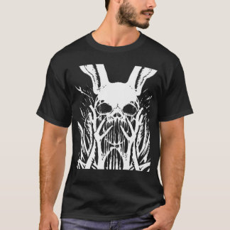 Occult Horror Bunny Death Metal Thrash Metal Grind T-Shirt