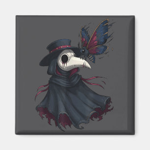 Occult Mask Doctor Face Plague Cottagecore Gothic Magnet