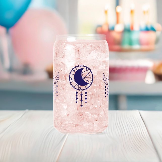 Occult Moon Dream Catcher Drinkware Can Glass (Insitu (Baby Shower))