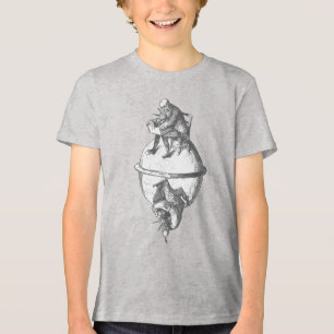 Occult Pasilalinic-sympathetic Compass Snail  Tri-Blend Shirt