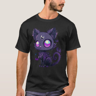 Occult Pastel Goth Cat Magical Cat Witch Wicca T-Shirt