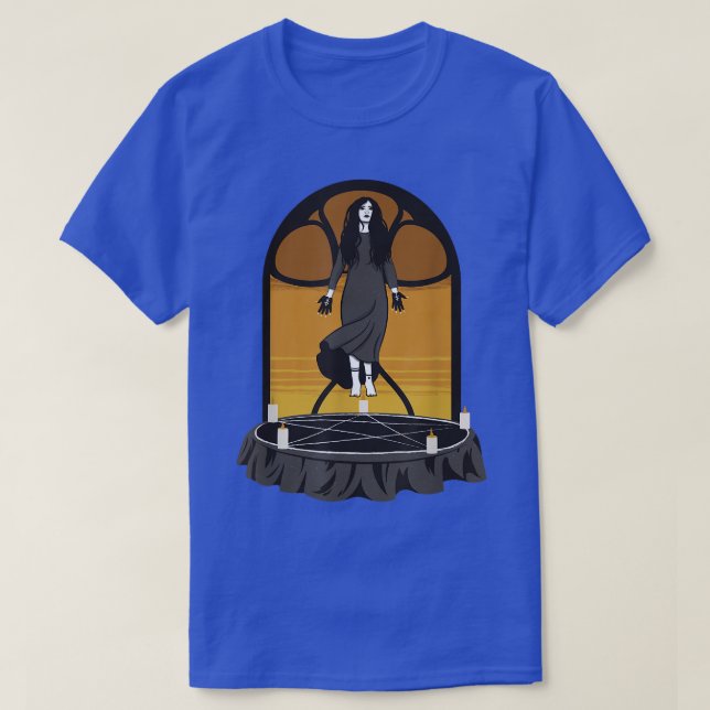 Occult Satanic Witch  T-Shirt (Design Front)