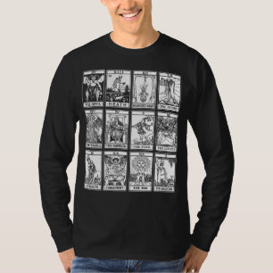 Occult Satanism Tarot Goth Vintage Deck Of Tarot T-Shirt