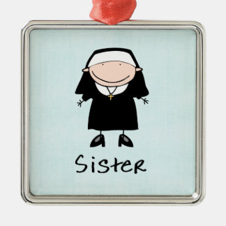 Occupation Nun Religious Vocation  Personalised Metal Tree Decoration