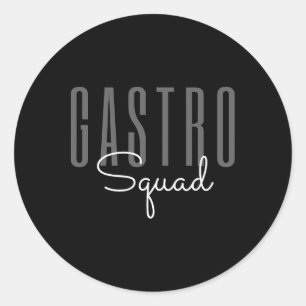 Occupational Gastro Ideas Gastro Squad Nurse Gastr Classic Round Sticker