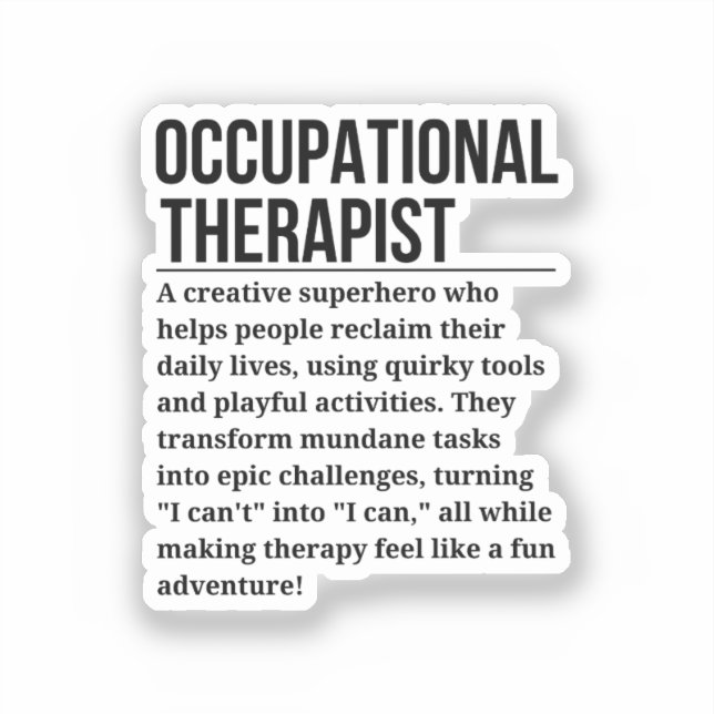 Occupational Therapist (Front)