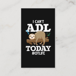 Occupational Therapist ADL Occupational Therapy Business Card