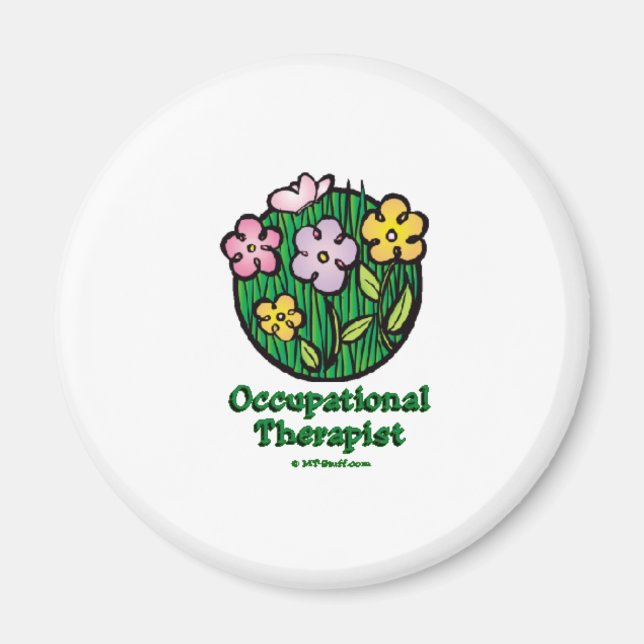 Occupational Therapist Blooms 2 Magnet (Front)