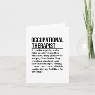 Occupational Therapist Card
