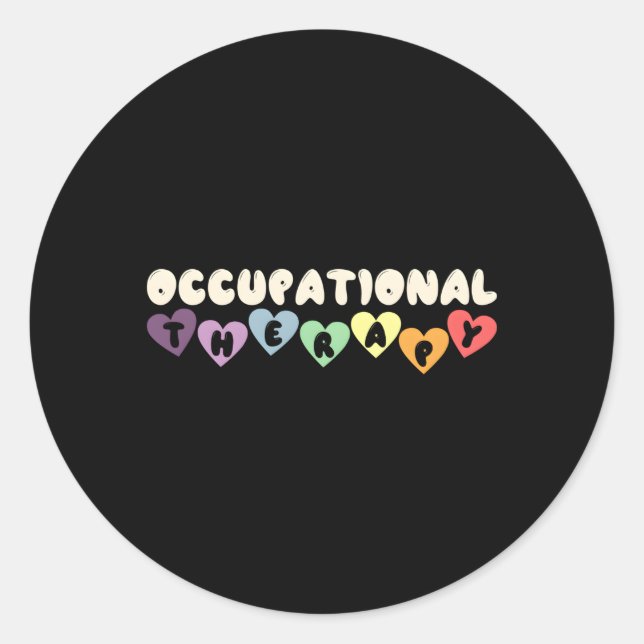 Occupational Therapist Cota Ota Occupational Thera Classic Round Sticker (Front)