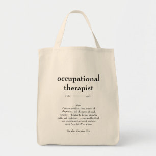 Occupational Therapist Definition Thank You Gift Tote Bag