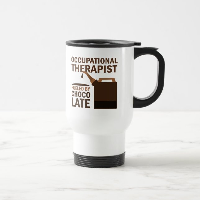 Occupational Therapist (Funny) Chocolate Travel Mug (Right)
