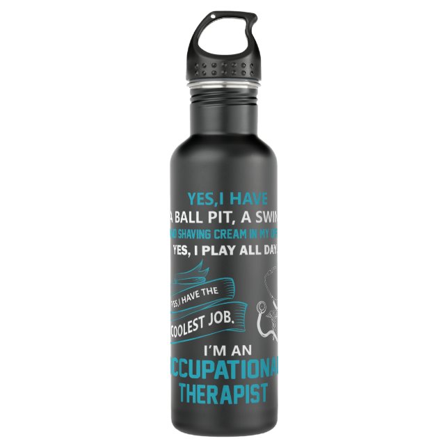 Occupational Therapist Gift 710 Ml Water Bottle (Front)
