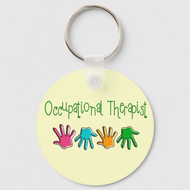 Occupational Therapist Gifts Key Ring (Front)