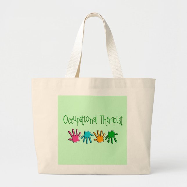 Occupational Therapist Gifts Large Tote Bag (Front)