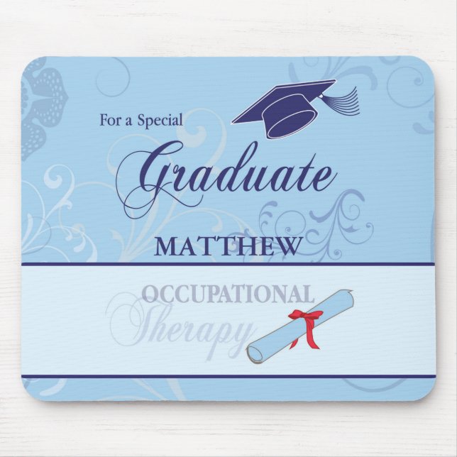 Occupational Therapist Graduation, Gift Mouse Mat (Front)