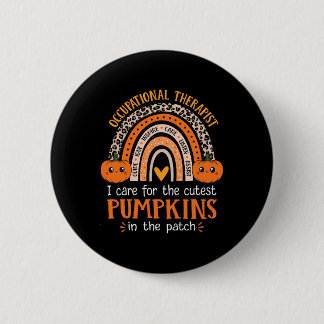 Occupational Therapist Halloween School Occupation 6 Cm Round Badge