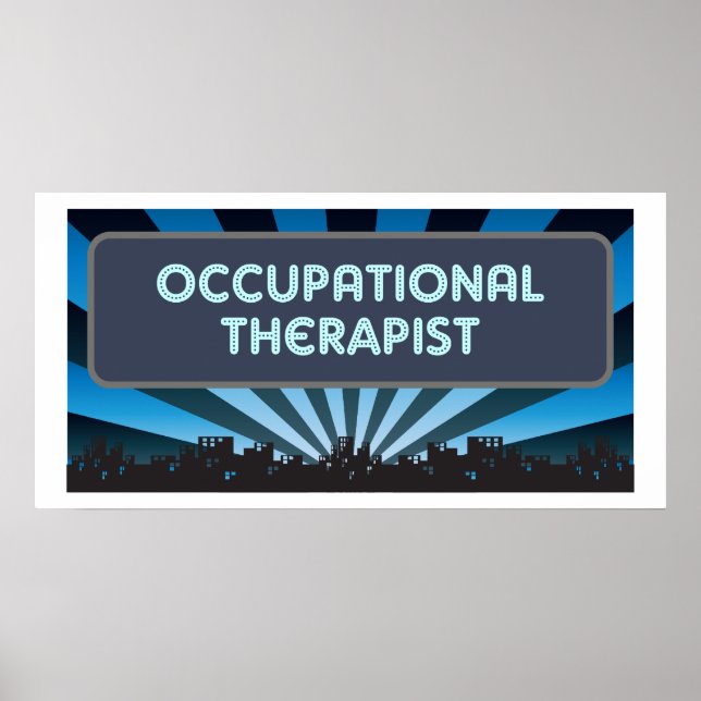 Occupational Therapist Marquee Poster (Front)