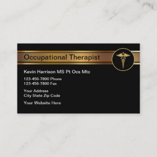 Occupational Therapist Medical Business Cards