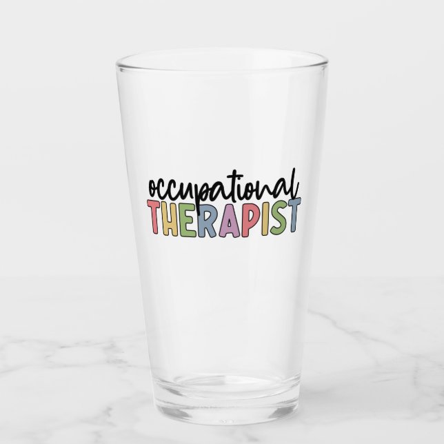 Occupational Therapist OT Occupational Therapy Glass (Front)