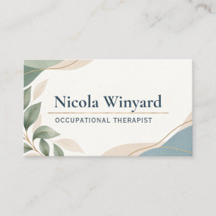 Occupational Therapist Professional Business Card