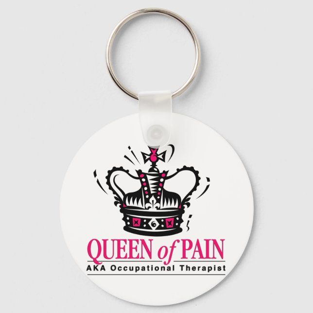 Occupational Therapist - Queen of Pain Key Ring (Front)