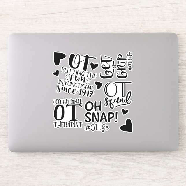 Occupational Therapist Stickers, OT Gift, OT (Computer)