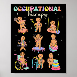 Occupational Therapists Always Make The Nice List Poster