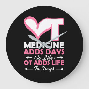 Occupational Therapy Adds Life To Days Large Clock