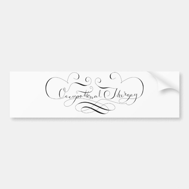 Occupational Therapy Bumper Sticker (Front)