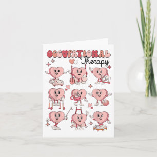 Occupational Therapy Candy Sweet Heart Valentines Card