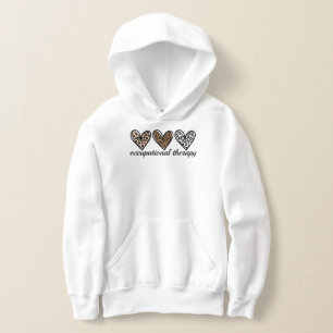 Occupational Therapy Cheetach Print Heart