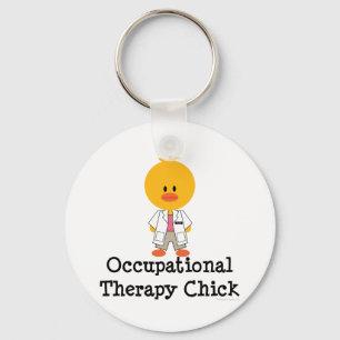 Occupational Therapy Chick Keychain