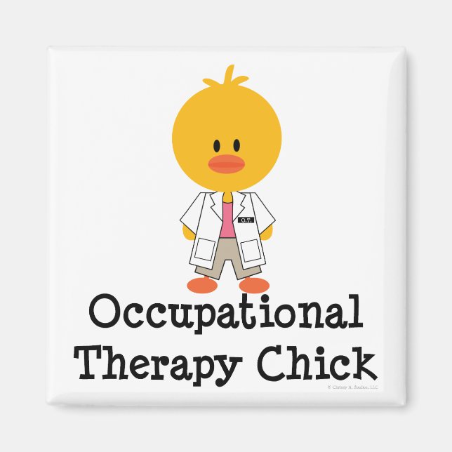 Occupational Therapy Chick Magnet (Front)
