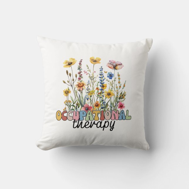 Occupational Therapy COTA Physical Therapist Cushion (Front)