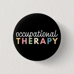 Occupational Therapy COTA Therapist 3 Cm Round Badge