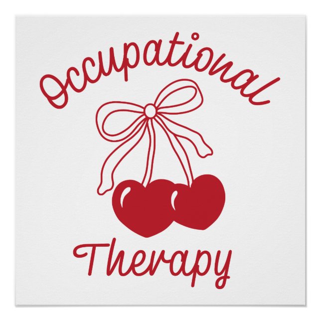 Occupational Therapy COTA Therapist Poster (Front)