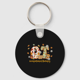 Occupational Therapy Fall Ot Ota Autumn Thanksgivi Key Ring