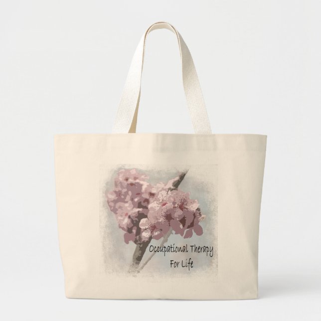 Occupational therapy for life cherry blossom tote (Front)