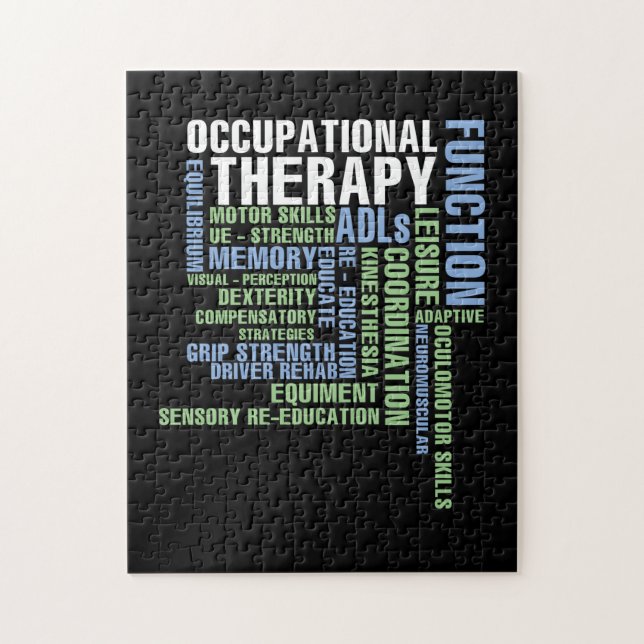 Occupational Therapy for OT Month Jigsaw Puzzle (Vertical)