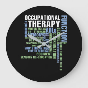 Occupational Therapy for OT Month Large Clock