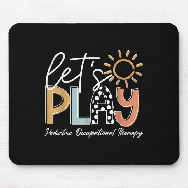 Occupational Therapy Is My Funny Jam Ot Therapist  Mouse Mat (Front)